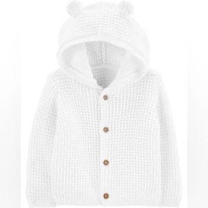 Carters Unisex Baby Cardigan W/Ears